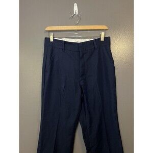 Vintage Jack Tar Pants Womens Navy Blue Flare Dress Slacks Bell Bottom 70s